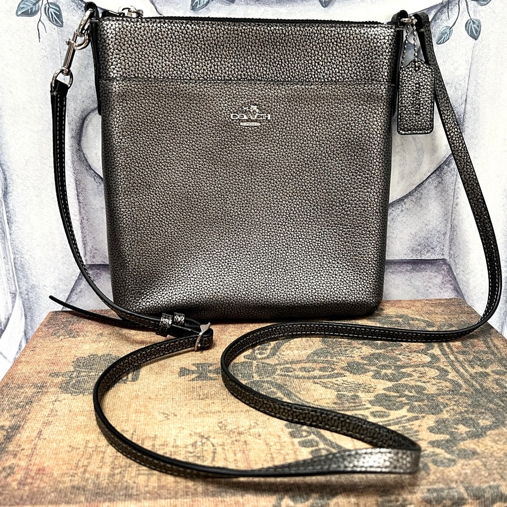 Coach Slim Messenger Crossbody Leather Bag